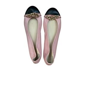 J. CREW Nora cap toe ballet flat‎ 9 pink